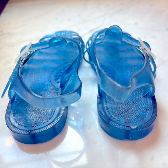 Kids fisherman jelly sandals clear blue size 26 (US 9) - Picture 2 of 5